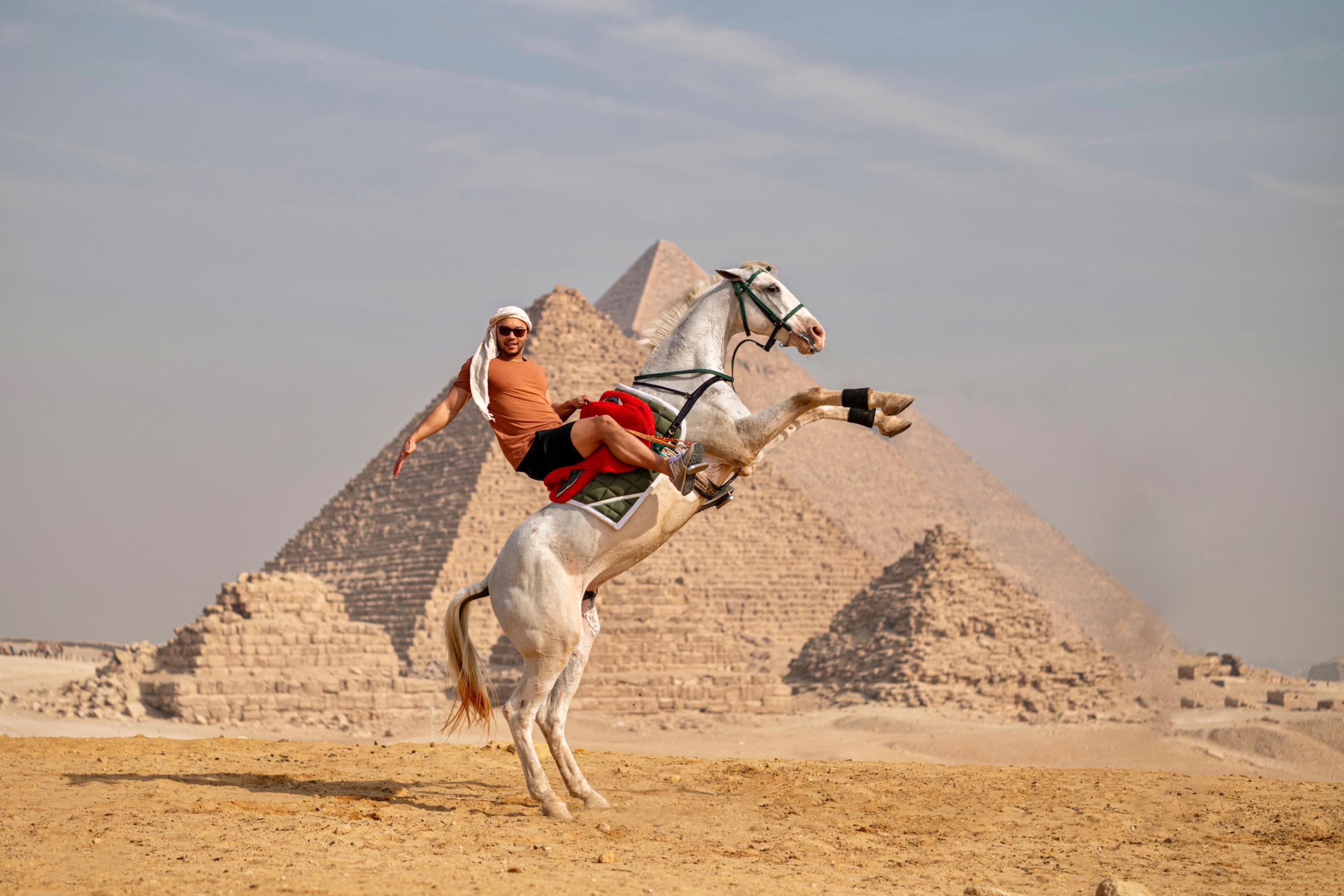 Giza Pyramids Tour with Camel Ride and Jumping Horse Picture