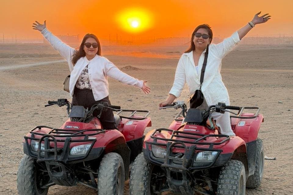 ATV Ride at the Desert of Giza Pyramids