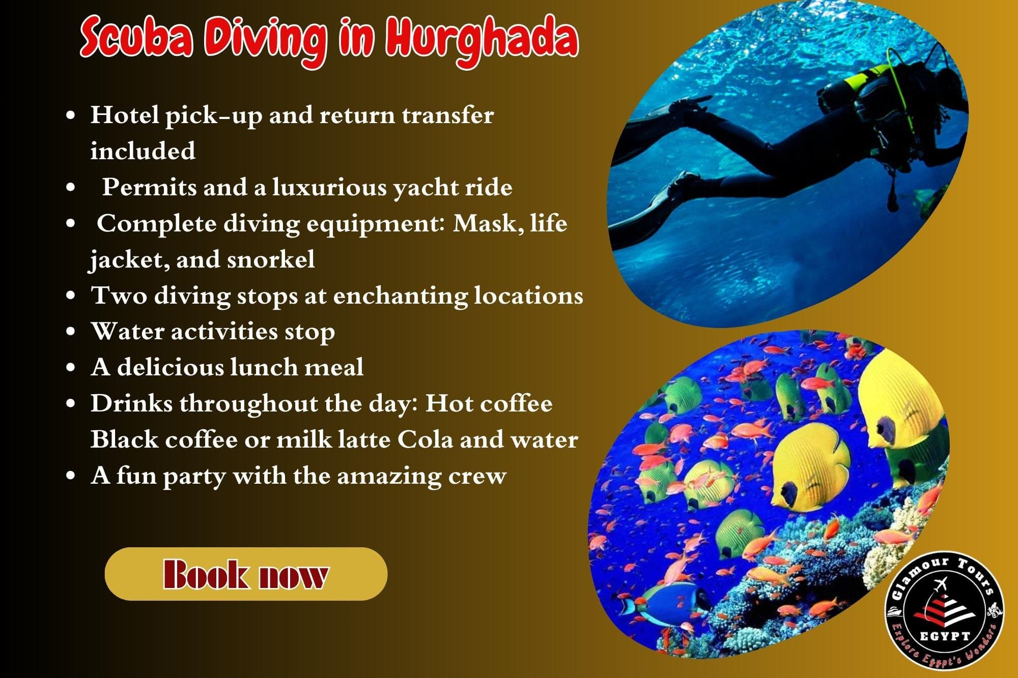 Full Day Scuba Diving in Hurghada
