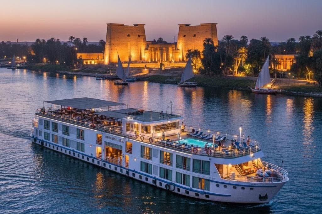 2 Night Nile Cruise from Aswan to Luxor with Abu Simbel