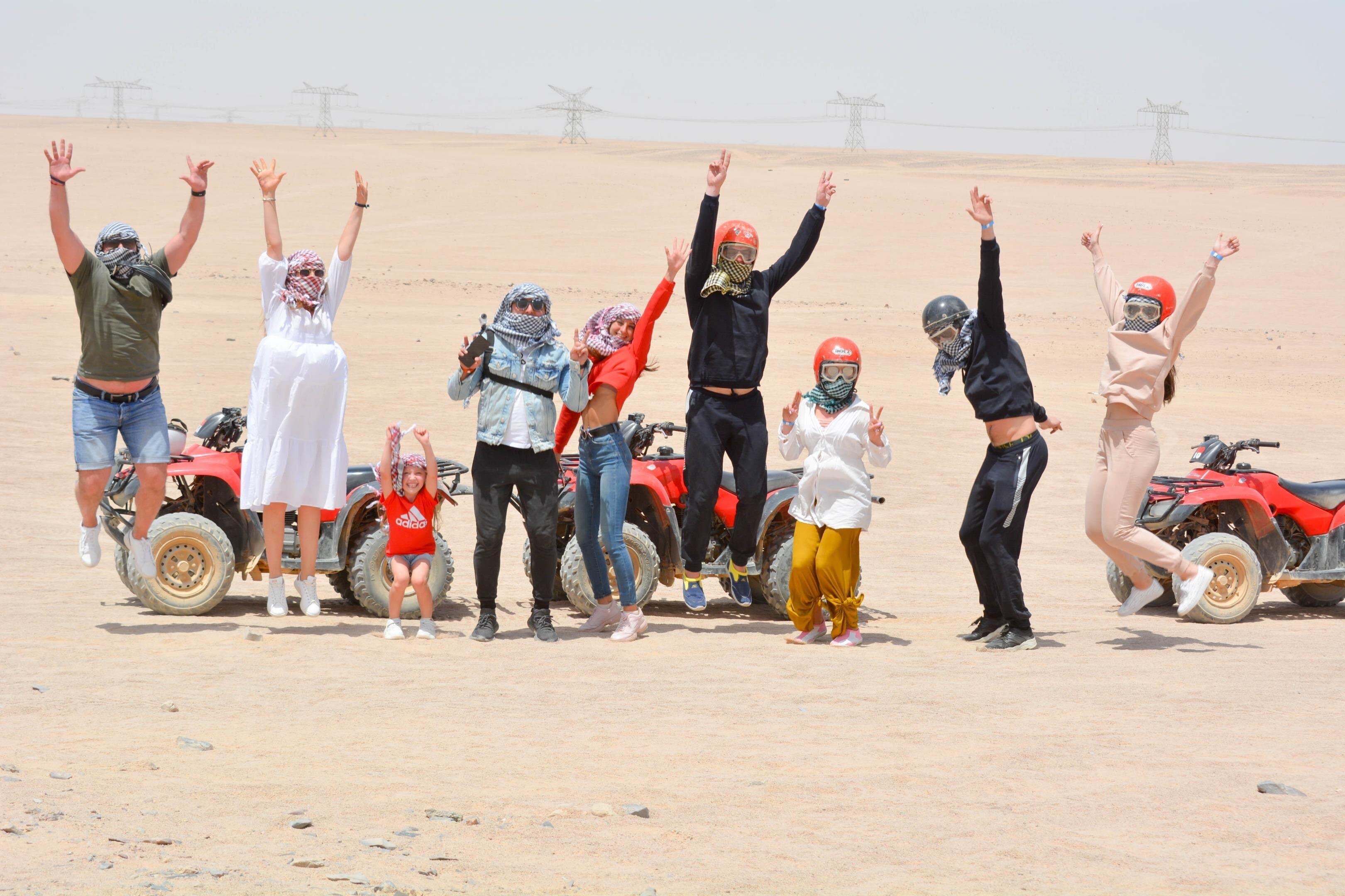 Hurghada 3 Hours Safari Quad Bike, Camel ride