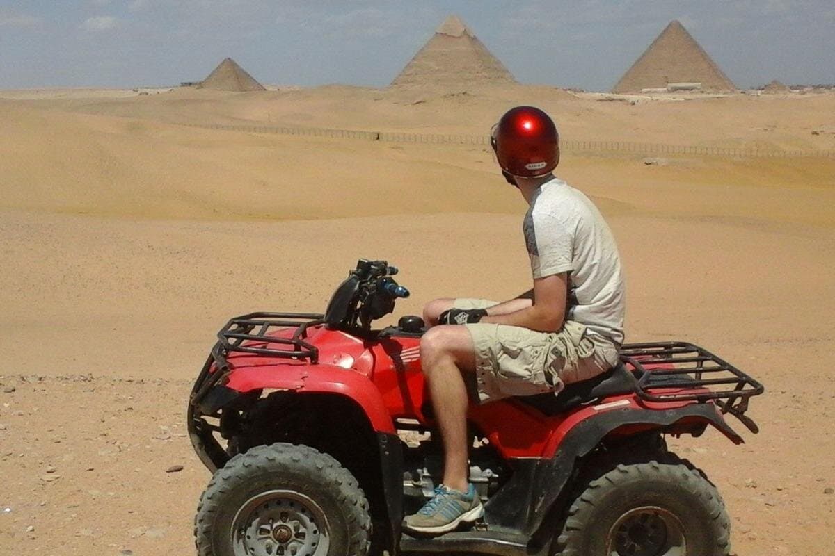 Day tour at Giza pyramids & Quad Bike Safari