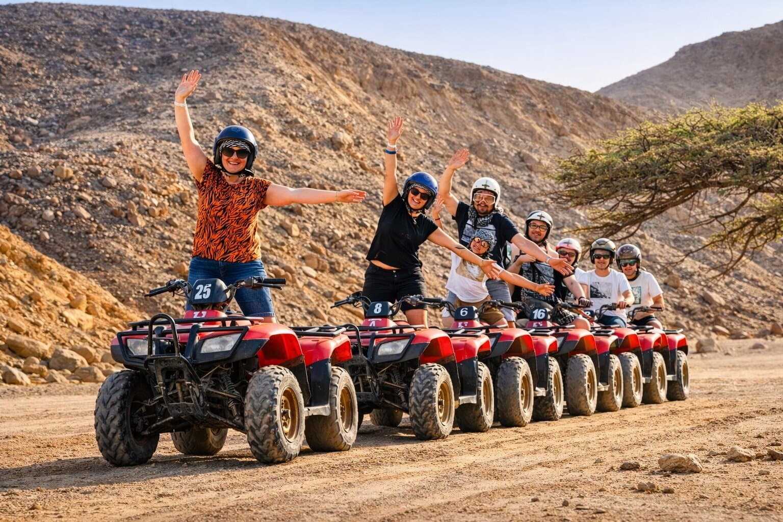 Hurghada Super Safari–ATV Quad, Buggy,Camel Ride, Bedouin Dinner
