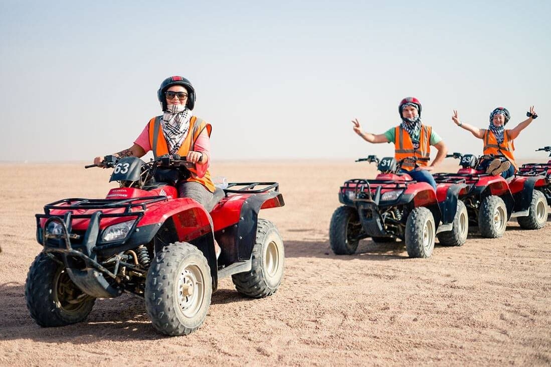 ATV Quad Bike Desert Adventure & Camel Ride from Hurghada