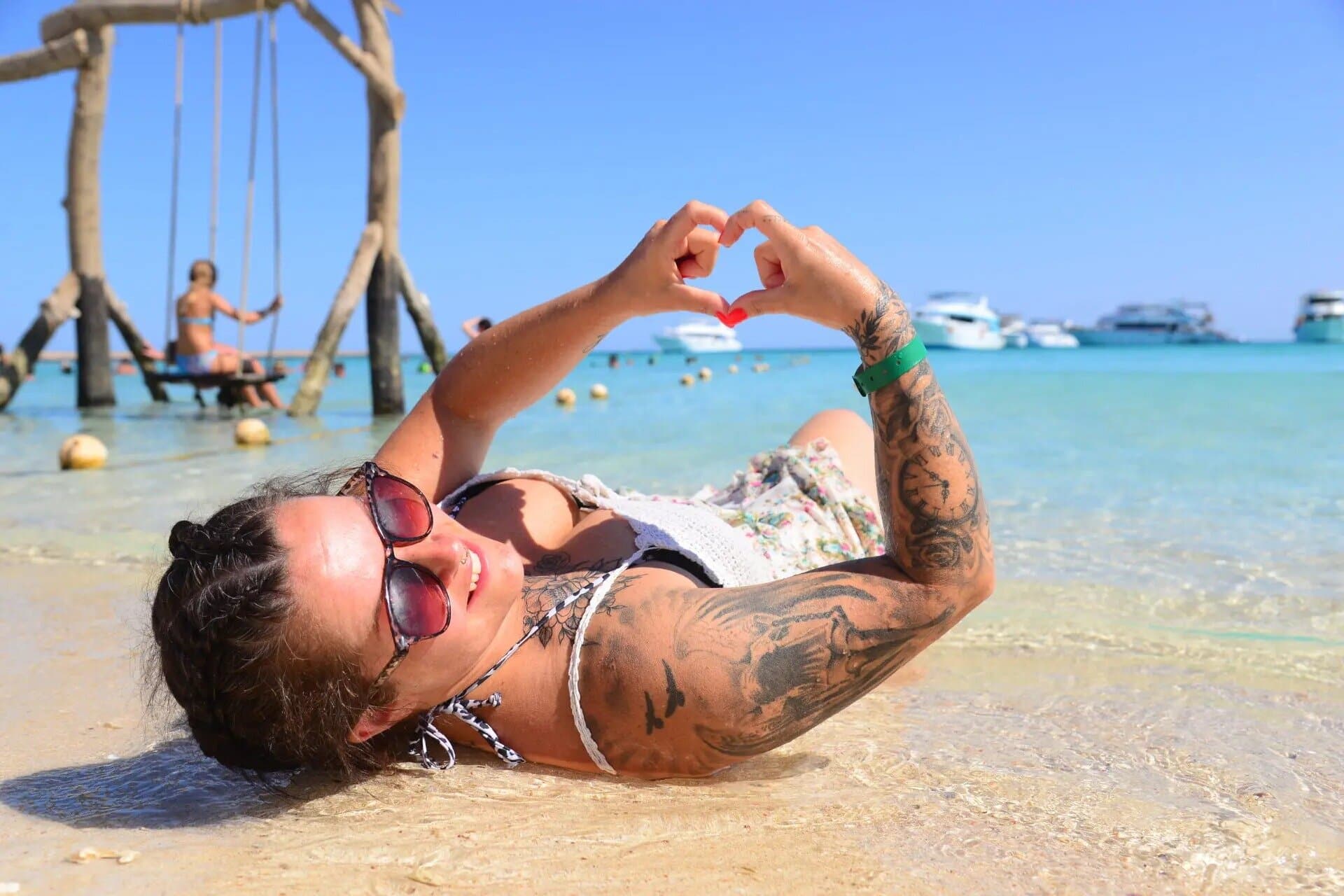 Orange Bay Snorkeling Cruise with Island Stop β Hurghada Tour