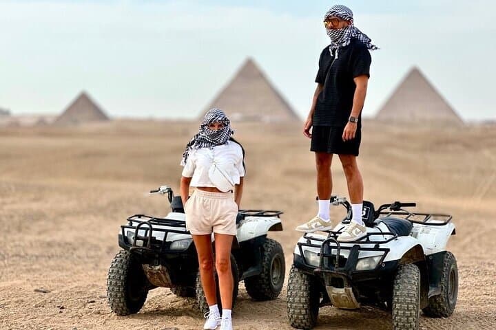Private day ,Quad bike adventure tour to Giza Pyramids from Cairo