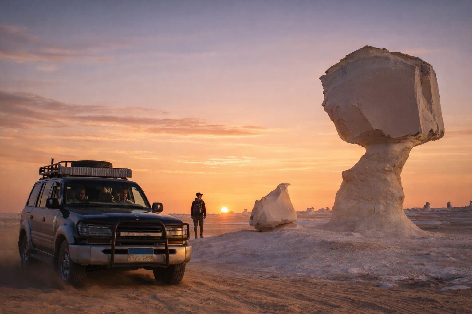 3 Days 2 Nights Adventure to White Desert Bahariya Oasis Crystal