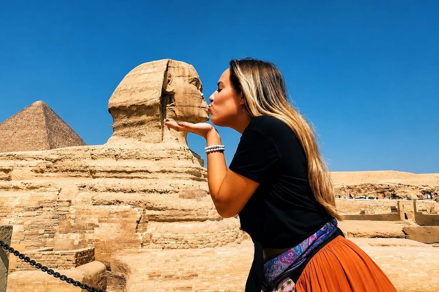 VIP Private Giza Pyramids Tour Camel Ride Professional Photos