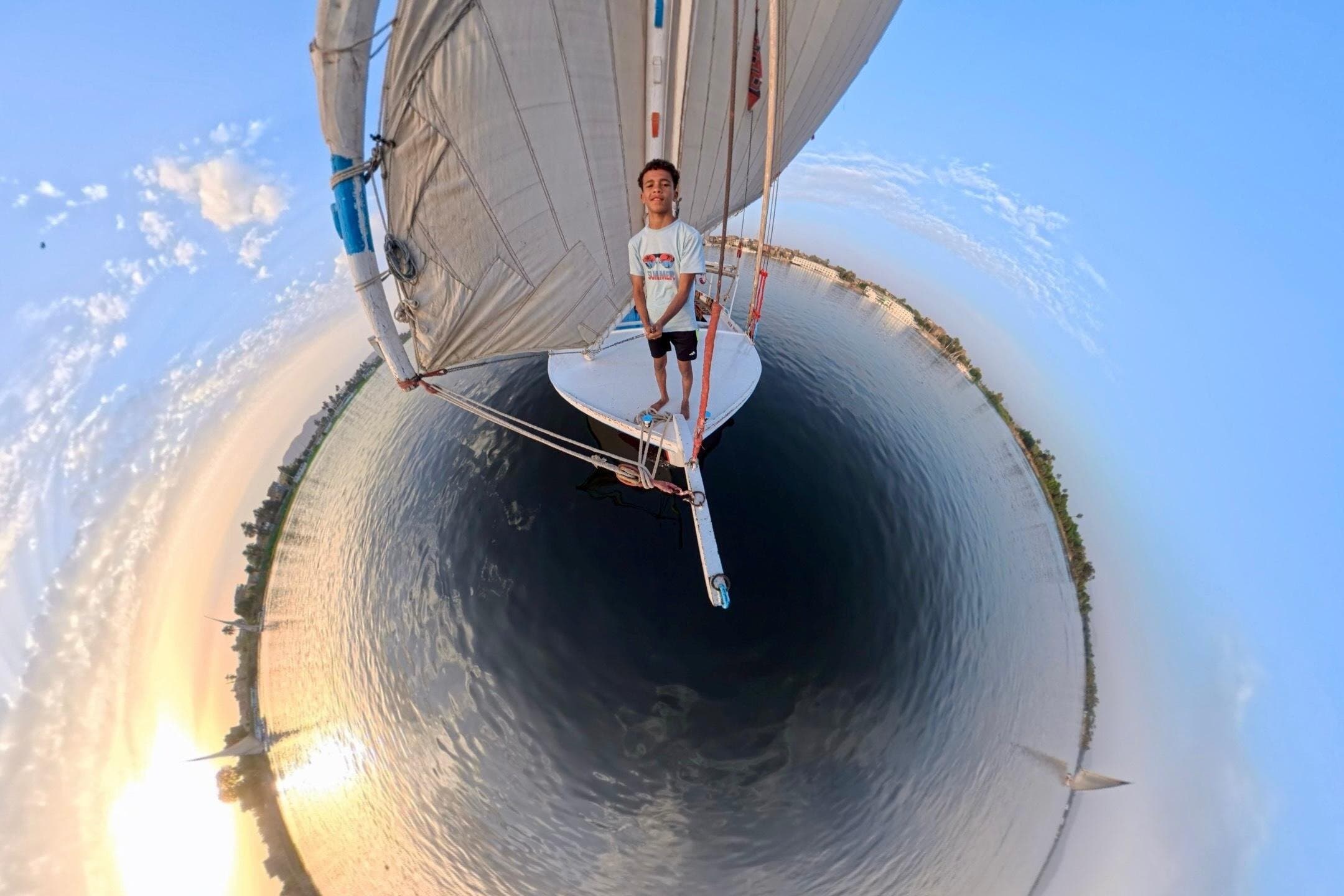 Luxor Nile River Private Felucca Ride at Sunset