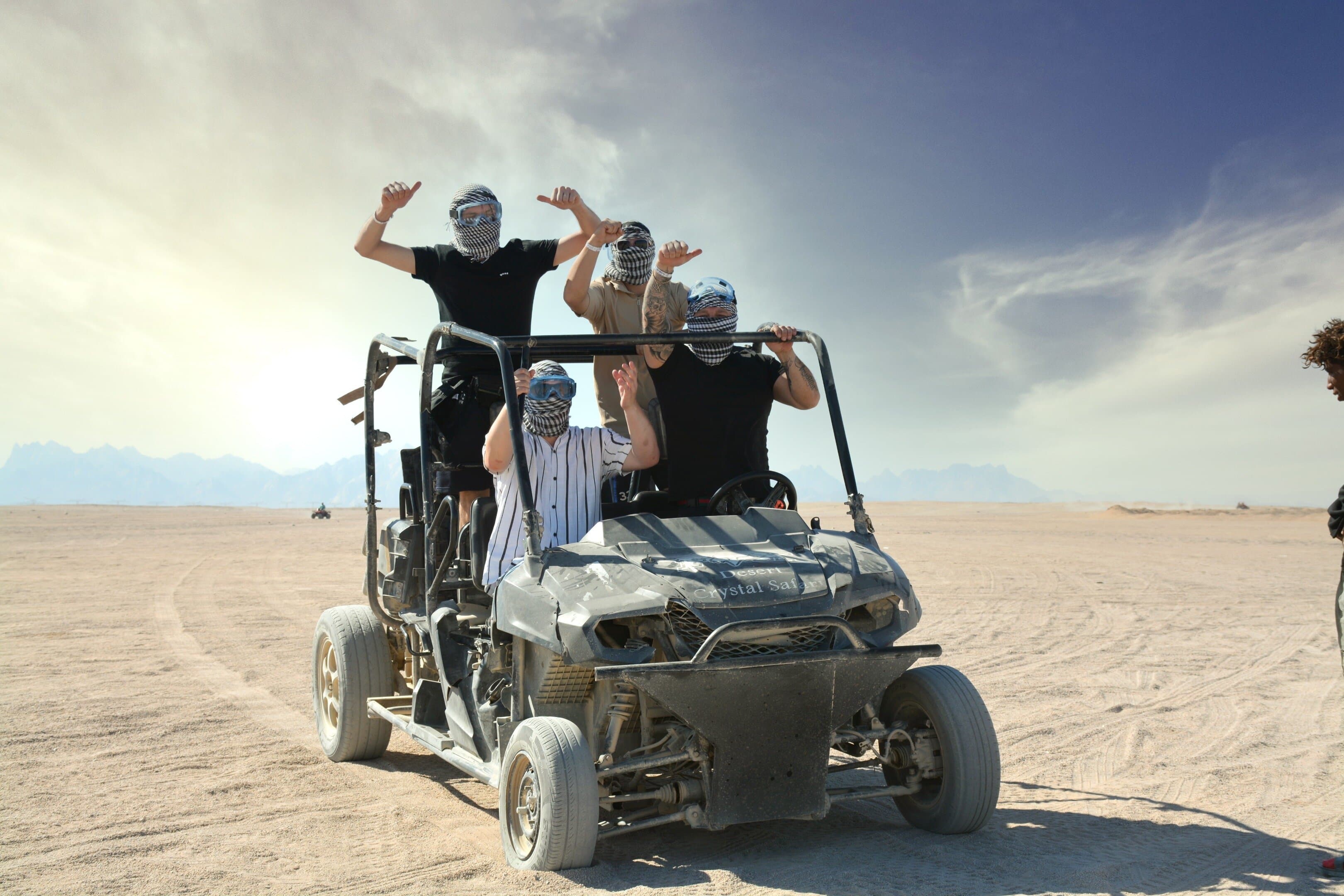 Hurghada Desert Safari Quad Bike, Camel Ride, sunset and VIP BBQ