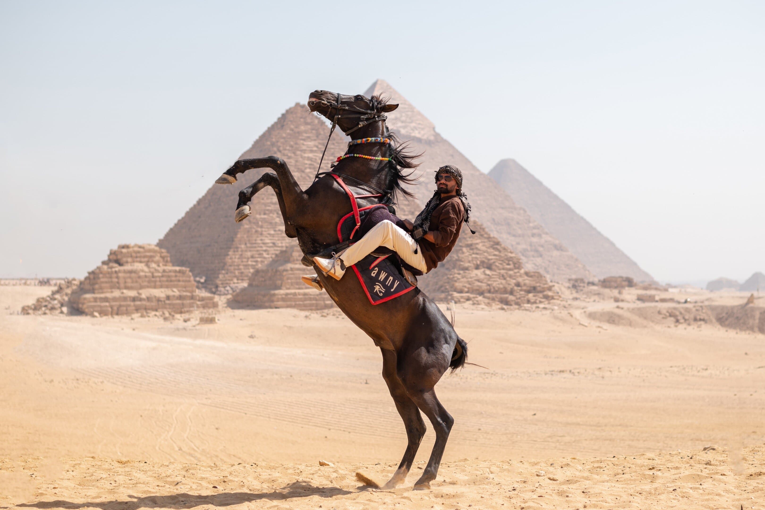 Private Pyramids Tour with Jumping Horse ATV and Free Scarf