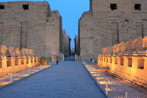 Sound and Light Show at Karnak Temple with Transfers