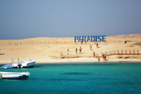Paradise Island & snorkeling & Water Sports in Hurghada
