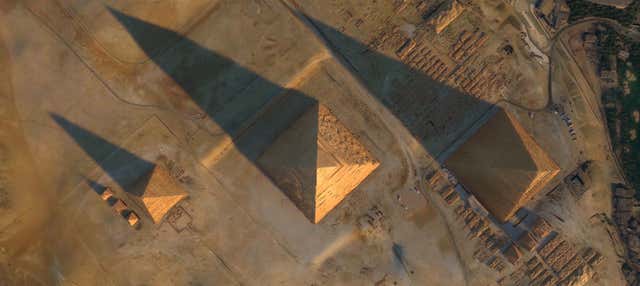 Pyramids of Giza Cairo Private Aircraft Ride